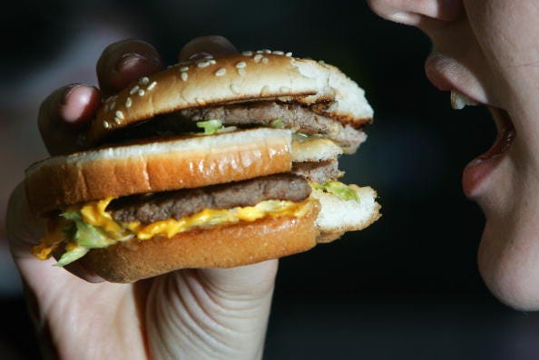 McDonald's burger