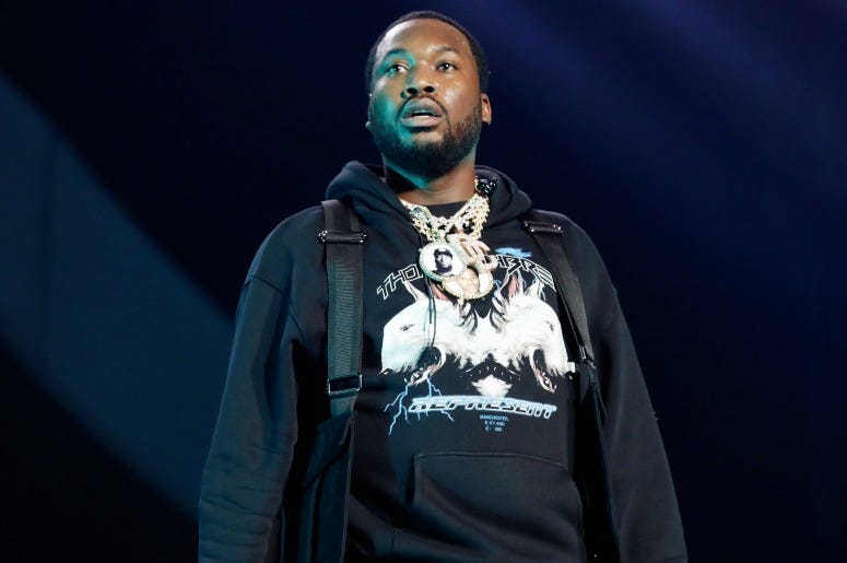 Meek Mill performs onstage at the 2019 BET Experience
