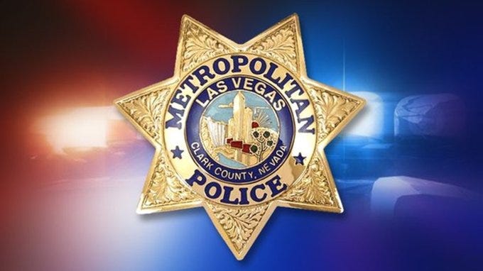 The badge of a Metro Police Officer