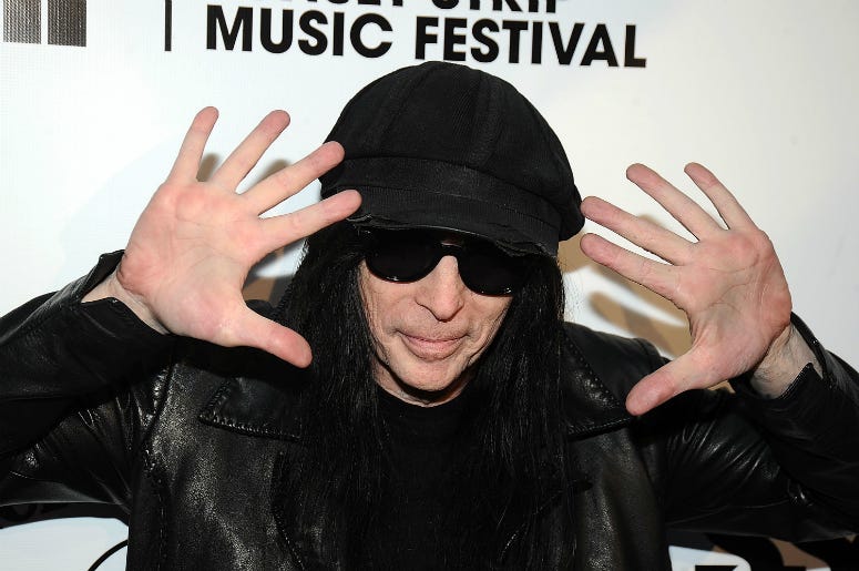 Mick Mars of Motley Crue arrives at the Annual Sunset Strip Music Festival