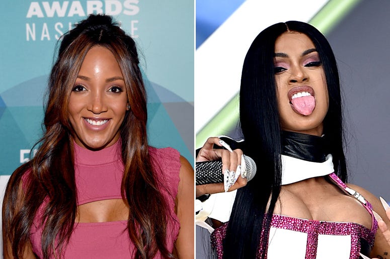 Mickey Guyton and Cardi B