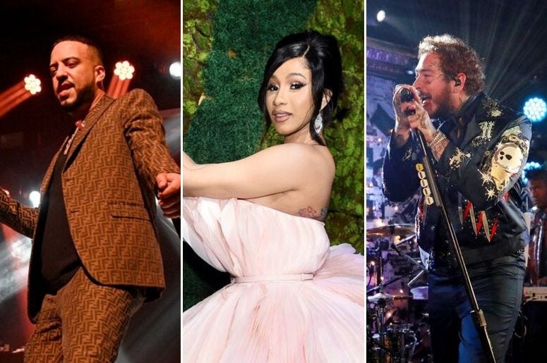 French Montana, Cardi B, and Post Malone set for new collaboration.