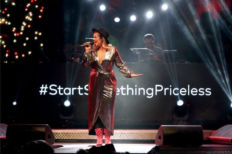 Nadine Randle, the voice behind Mastercard's "Merry Go Round"