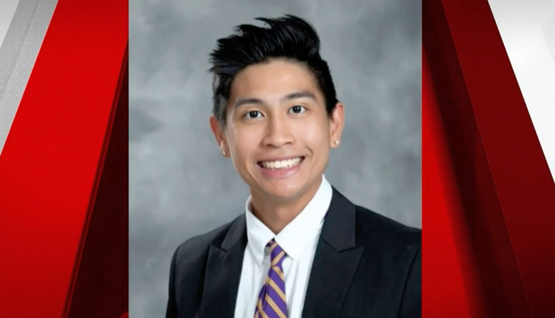 UNLV student Nathan Valencia