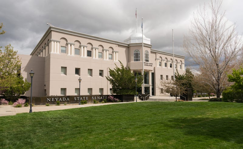 The Nevada State Senate building in Carson City