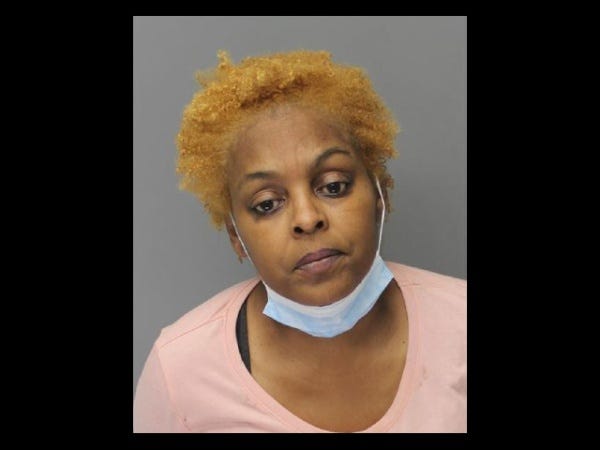 Mugshot of Lavina Flamer. She is a suspect in a fatal pedestrian crash.