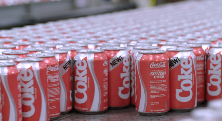 New Coke cans