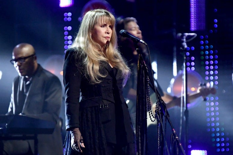 Stevie Nicks performs at the 2019 Rock & Roll Hall Of Fame Induction Ceremony