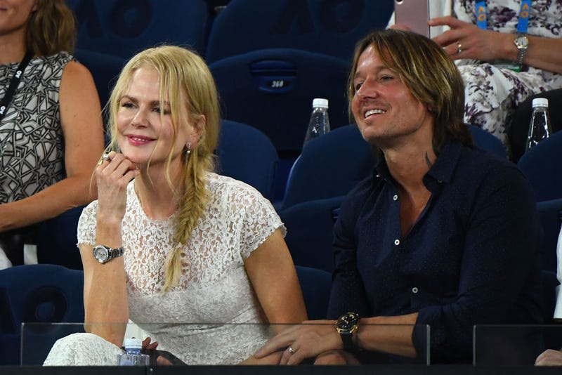 Nicole Kidman and Keith Urban attend the Women's Day Ceremony during day 11 of the 2019 Australian Open at Melbourne Park on January 24, 2019 in Melbourne, Australia