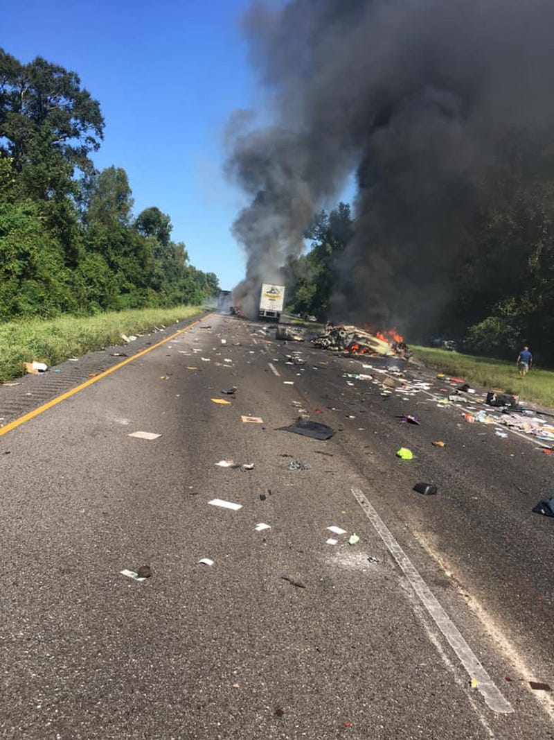 Crash on I-10