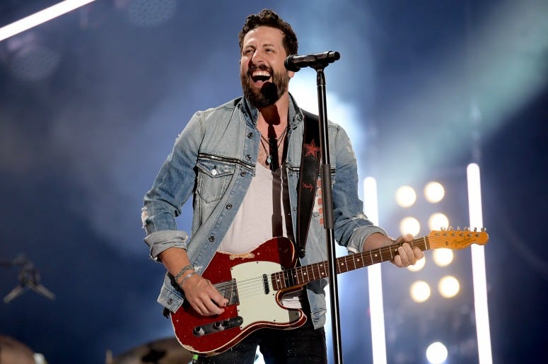 Matthew Ramsey of Old Dominion performs on stage