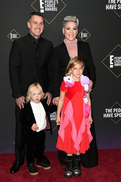P!nk and family