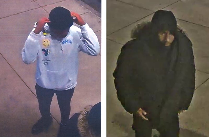 Persons of interest in a double shooting.