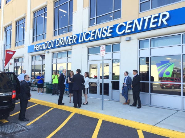 A PennDOT driver license center.