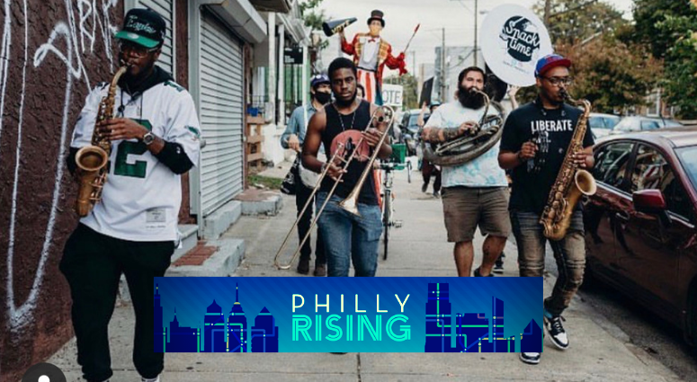 Philly street band brings moments of joy to city during chaotic times.