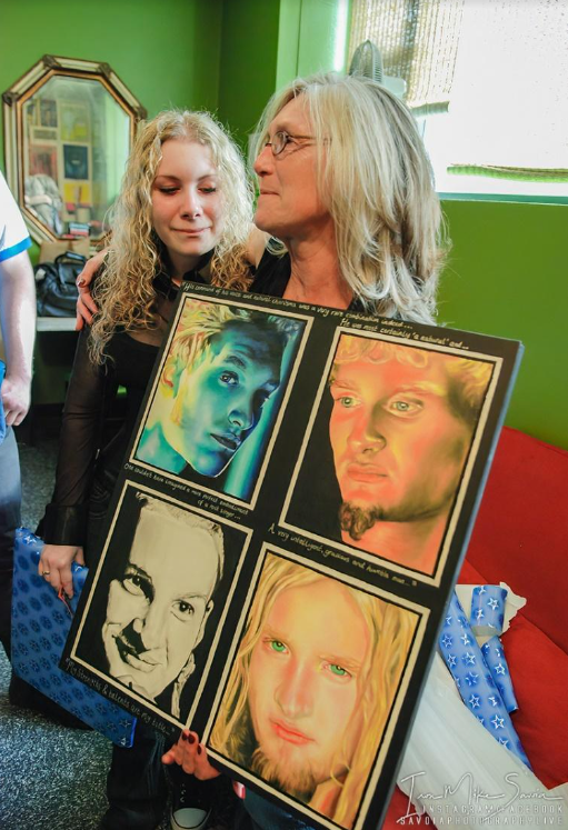 Layne Staley oil paintings