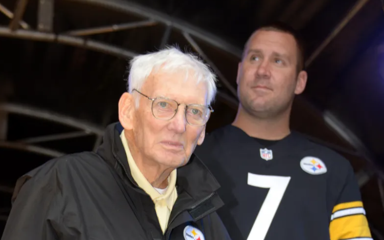 Ben Roethlisberger with Dan Rooney