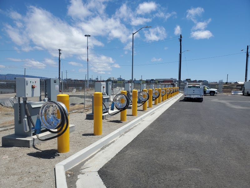 The Port of Oakland is getting a fleet of 10 new electric trucks as part of a new zero-emissions truck project.