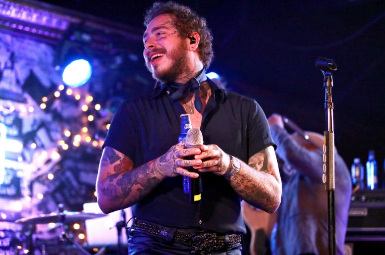 Post Malone backed by Sublime With Rome headlines Bud Light's Dive Bar Tour In New York City