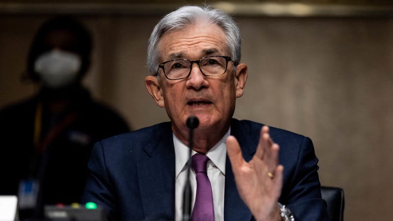 Jerome H. Powell, Chair of the Board of Governors of the Federal Reserve, speaks during a confirmation hearing before the Senate Banking, Housing and Urban Affairs Committee on January 11, 2022 in Washington, DC.