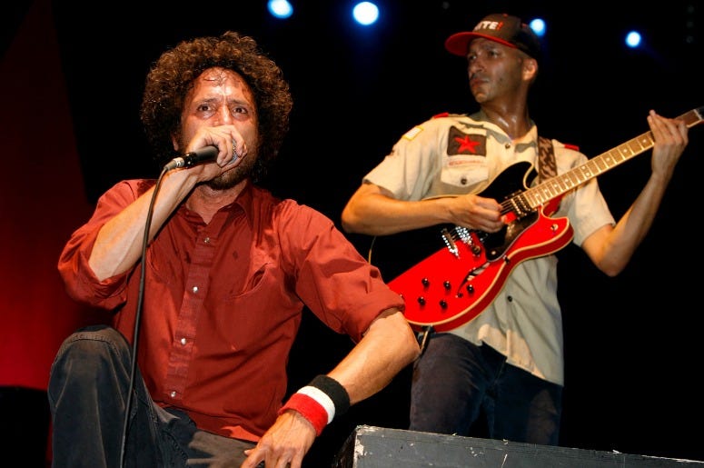 Rage Against The Machine at Coachella in 2007