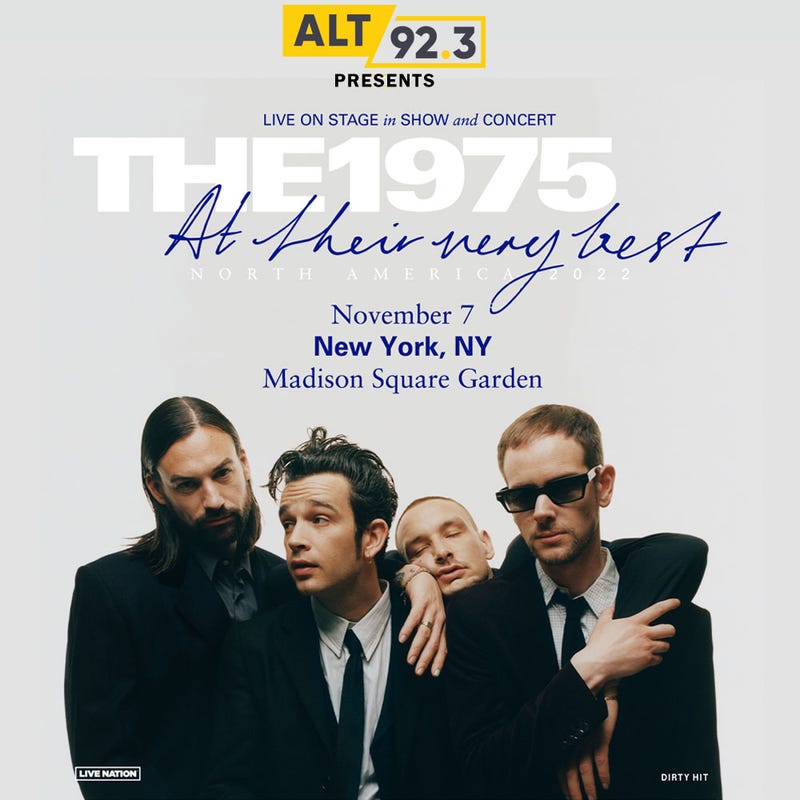 Text to enter to win tickets to see The 1975
