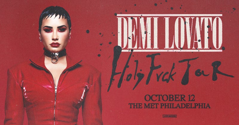 Demi Lovato Holy Fvck Tour October 12 The Met Philadelphia