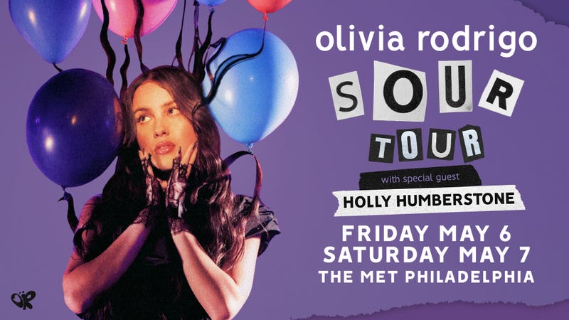 Olivia Rodrigo Performing at The Met Philadelphia Friday May 6 and Saturday May 7, 2022
