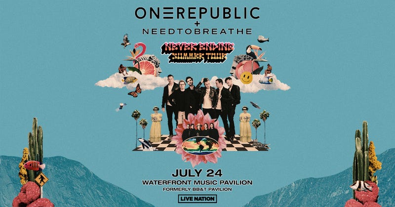 One Republic at Waterfront Music Pavilion on July 24