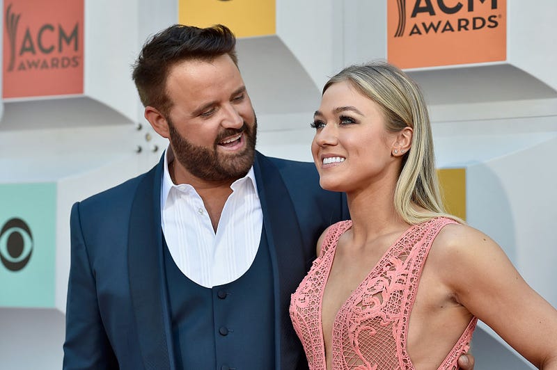 Singer Randy Houser (L) and Tatiana Starzynski attend the 51st Academy of Country Music Awards at MGM Grand Garden Arena on April 3, 2016 in Las Vegas, Nevada