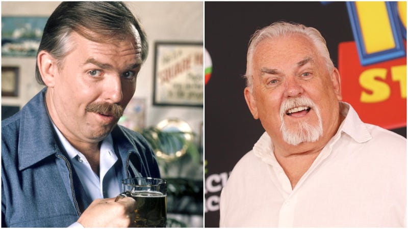 John Ratzenberger on "Cheers" and at the "Toy Story 4" premiere