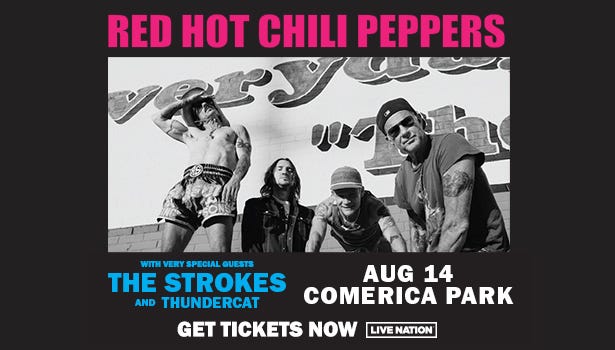 RED HOT CHILI PEPPERS DETROIT