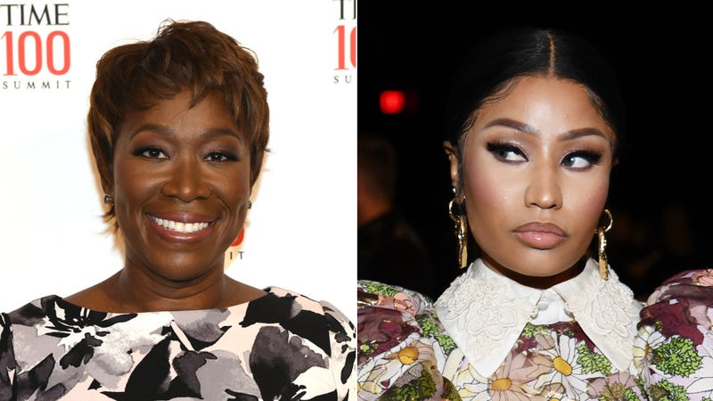 Joy Reid and Nicki Minaj