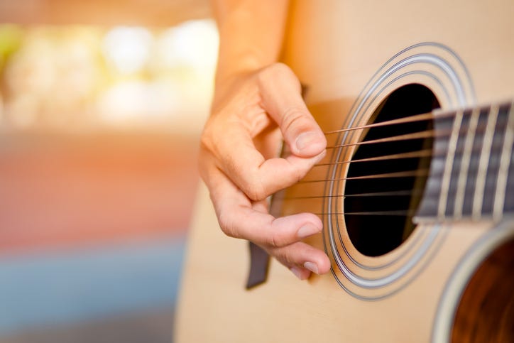Playing Guitar