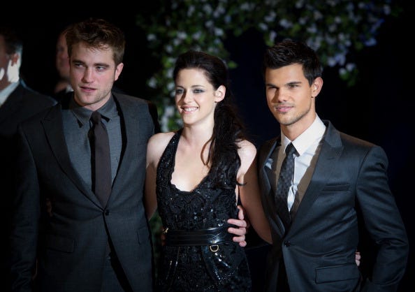 Robert Pattinson, Kristen Stewart, Taylor Lautner