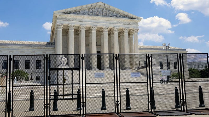 The U.S. Supreme Court is seen on the final day of its term on June 30, 2022 in Washington, DC.