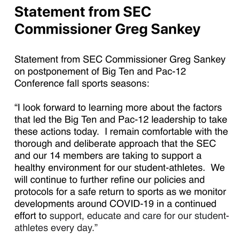 SEC Statement