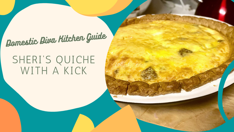 Quiche Recipe Card