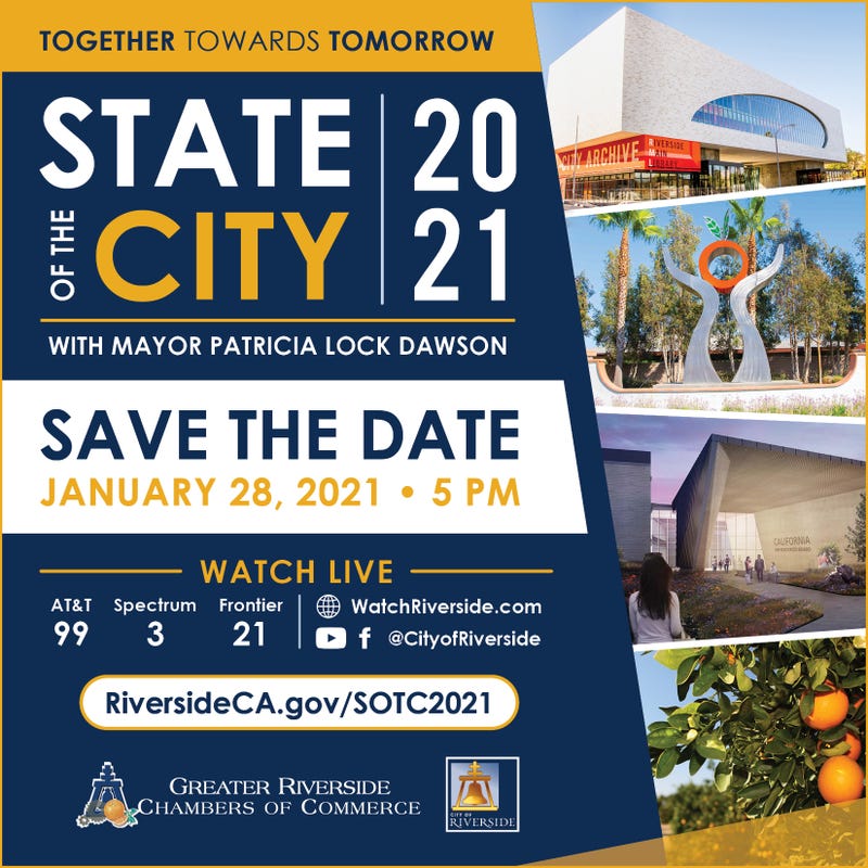City of Riverside State of the City social media post