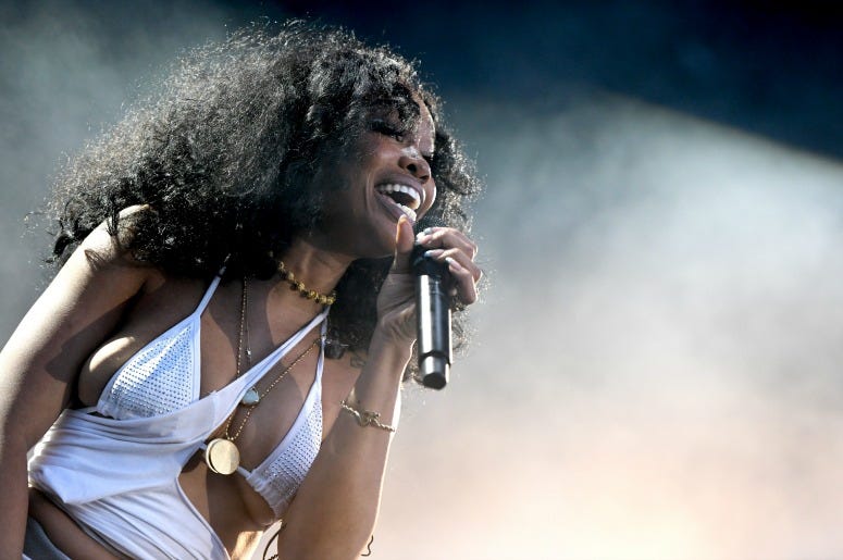 SZA performs onstage at SOMETHING IN THE WATER - Day 2 on April 27, 2019
