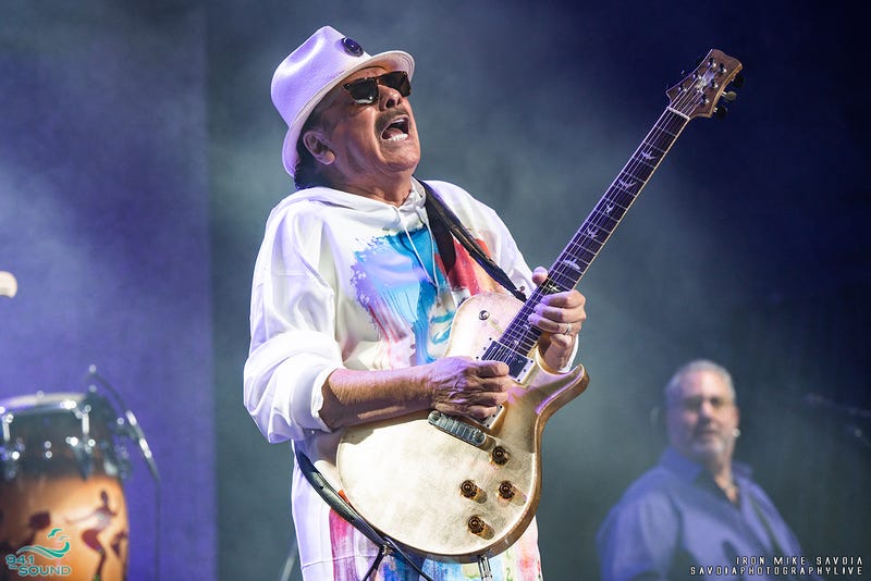 Santana at White River Amphitheatre on June 25, 2022