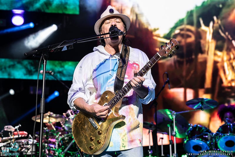 Santana at White River Amphitheatre on June 25, 2022