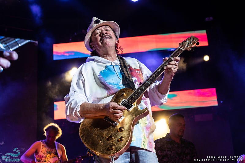 Santana at White River Amphitheatre on June 25, 2022