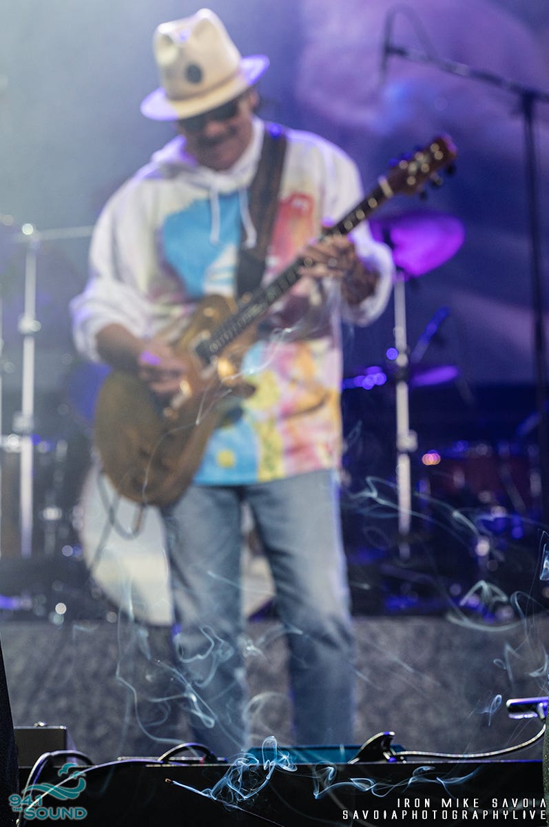 Santana at White River Amphitheatre on June 25, 2022