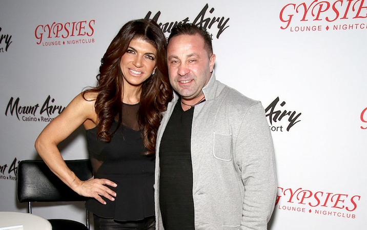 Teresa and Joe Giudice pose at an event.