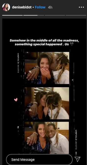 Denise Bidot and Lil Wayne
