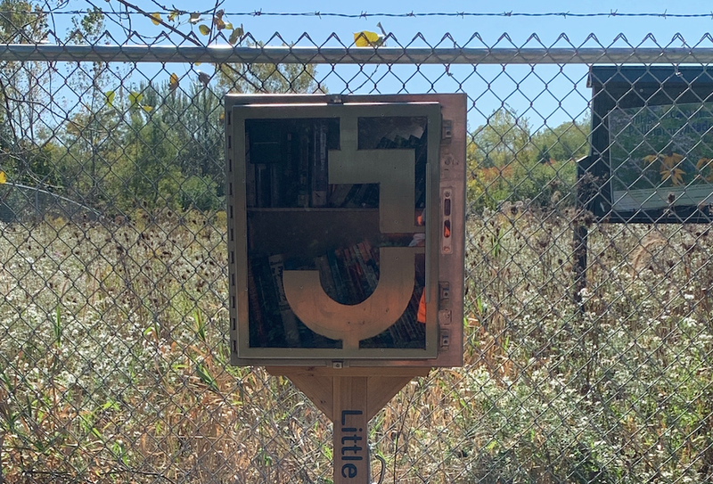 Little Free Library rebuilt