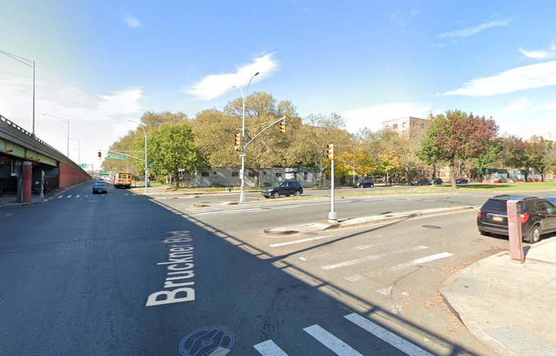 Man on moped struck