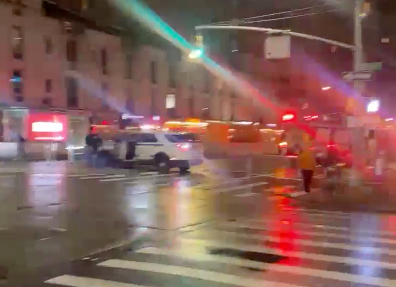 Falling debris Midtown