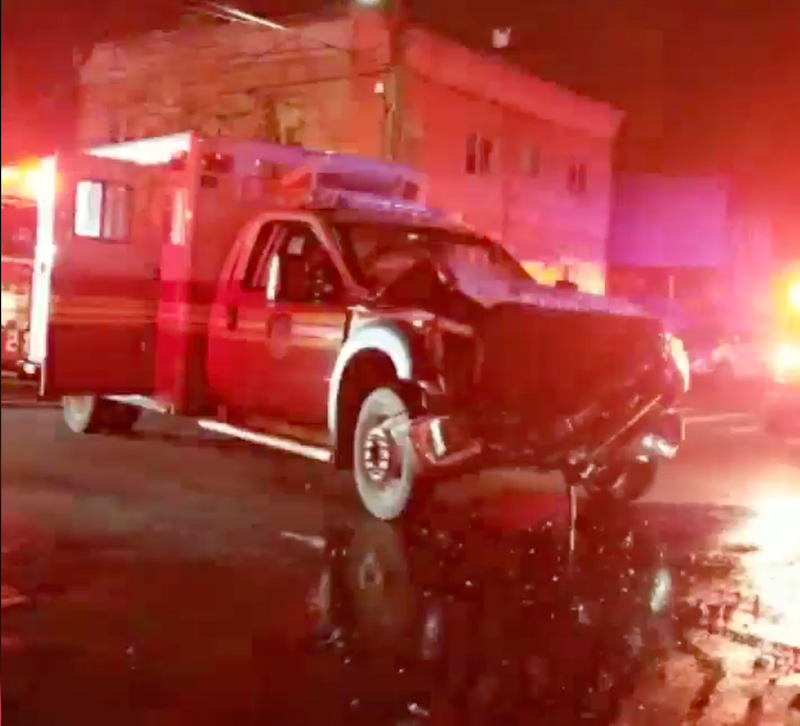 Ambulance crash in Brooklyn